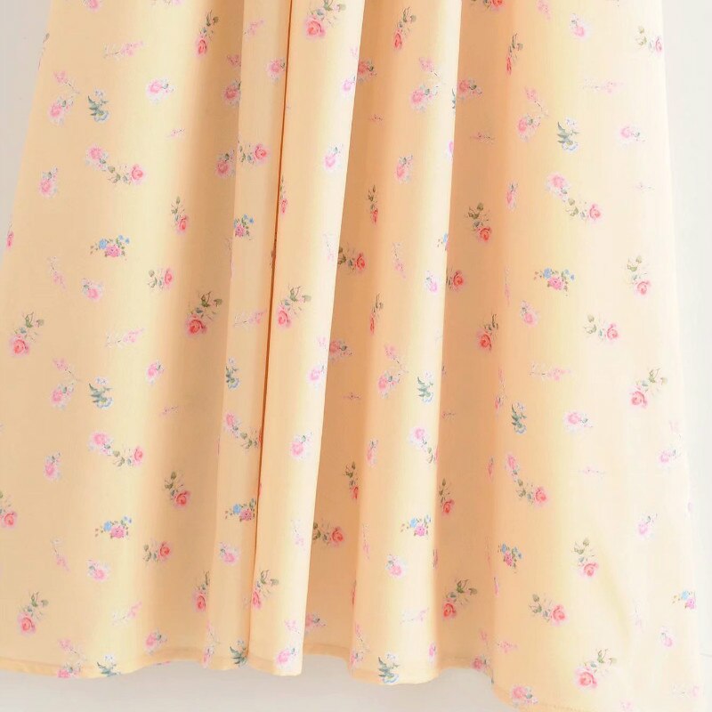 Gypsy/ Boho Yellow Floral Print Maxi Dress. Backless