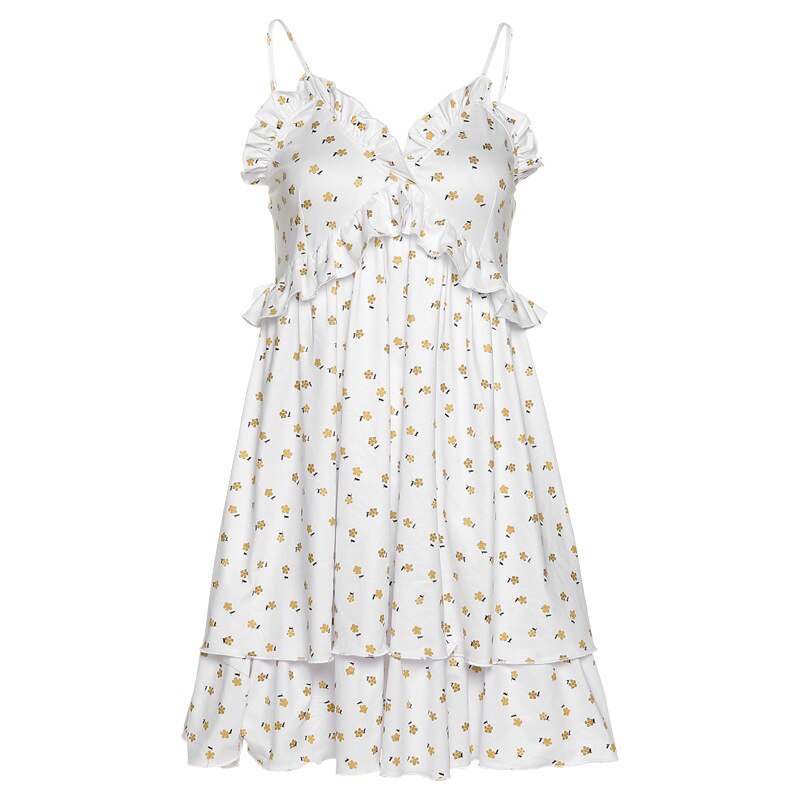 Gypsy/ Boho Floral Printed Mini Dress. Backless. Tiered Ruffles