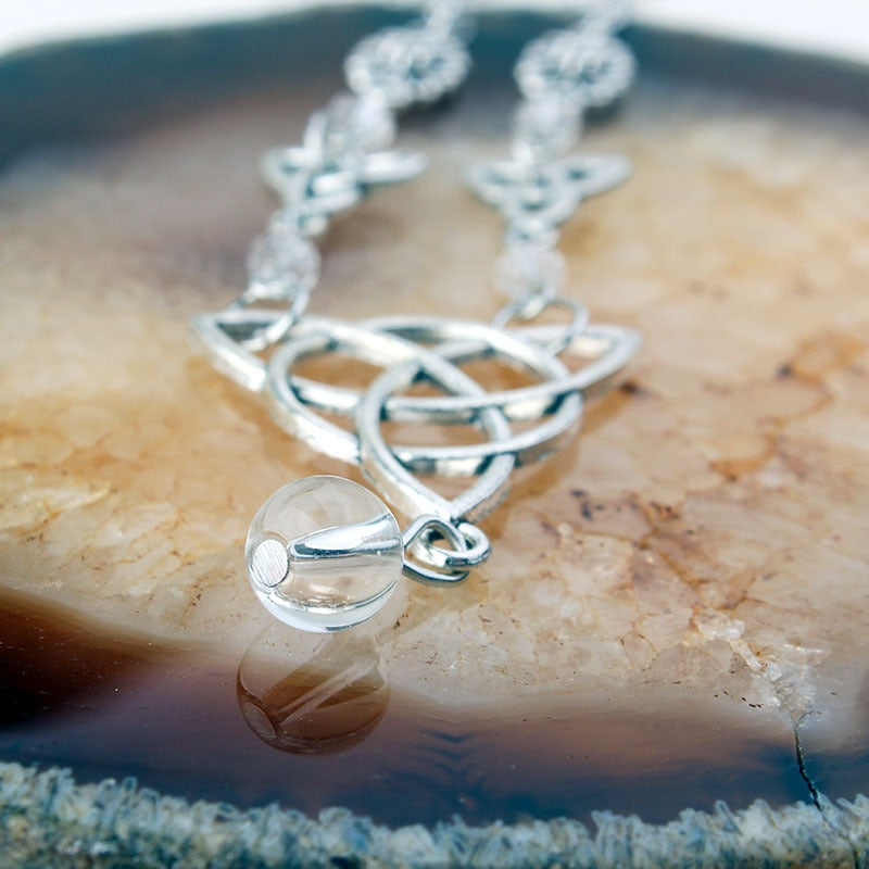 Gothic Knot Head Chain with Colourful Beads Hair Jewellery Accessory