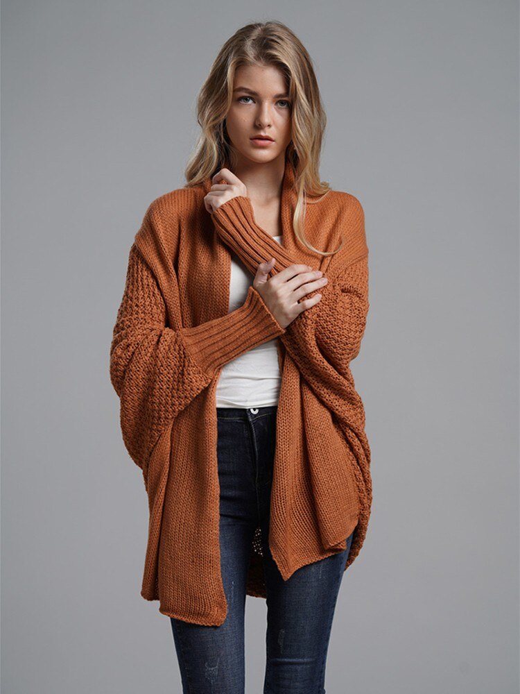 Winter Knitted Long Sleeve Vintage Cardigan
