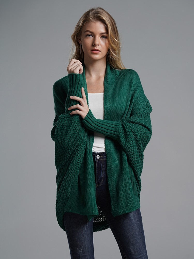 Winter Knitted Long Sleeve Vintage Cardigan