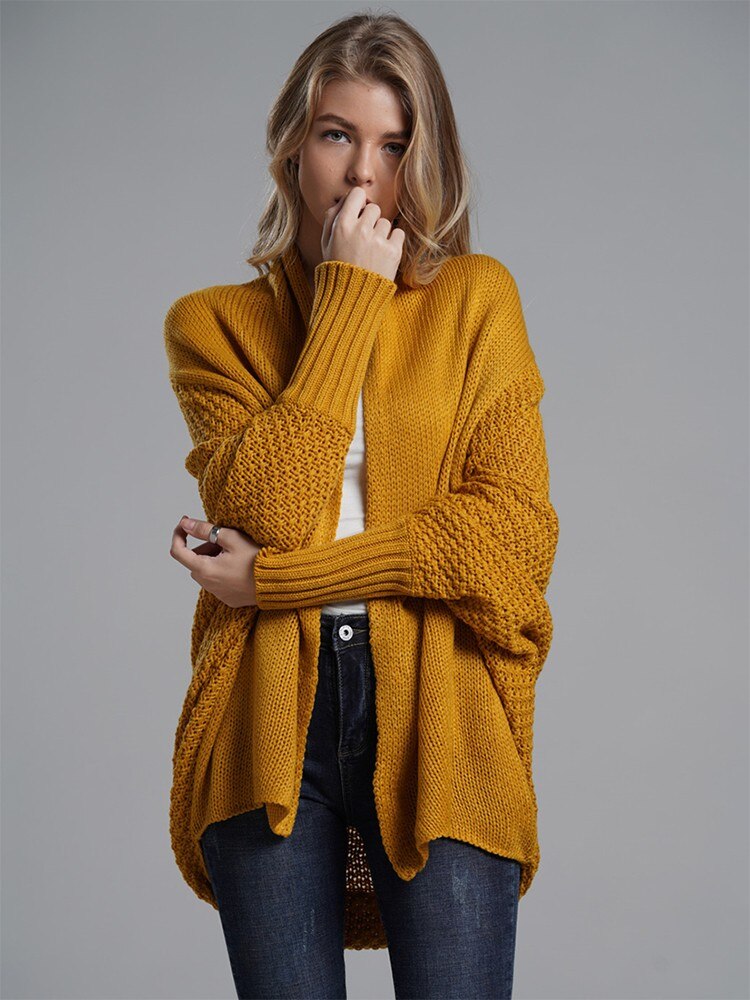 Winter Knitted Long Sleeve Vintage Cardigan