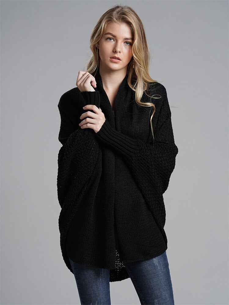 Winter Knitted Long Sleeve Vintage Cardigan