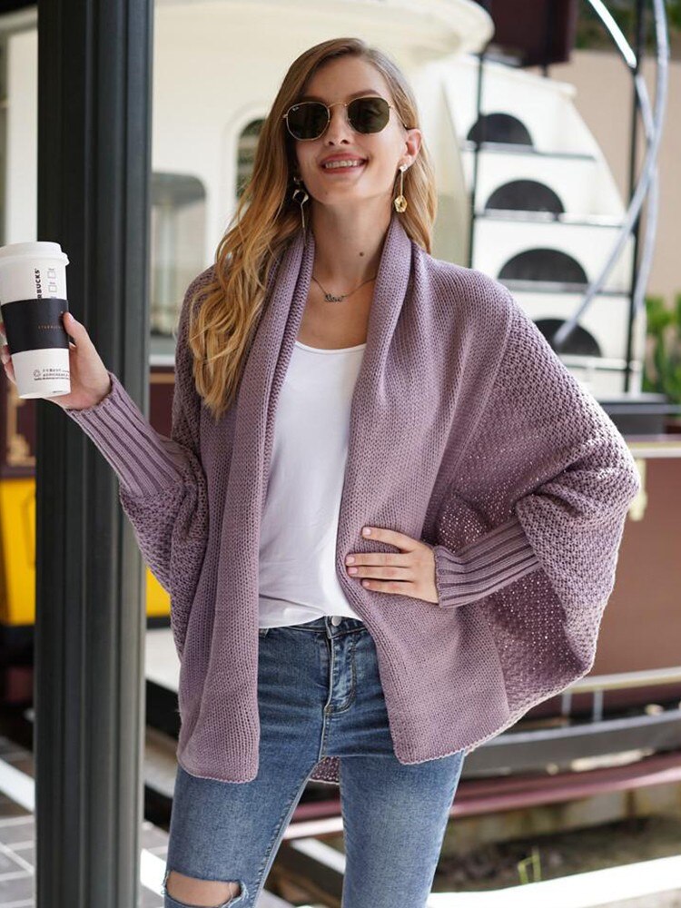 Winter Knitted Long Sleeve Vintage Cardigan