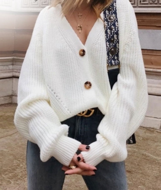 Winter Boho Long Sleeve Loose Knitted Cardigan