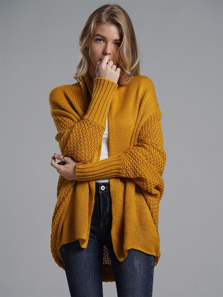 Winter Knitted Long Sleeve Vintage Cardigan